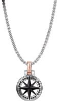 Necklace Zancan Man Hi Teck in Steel Spinello EHC153